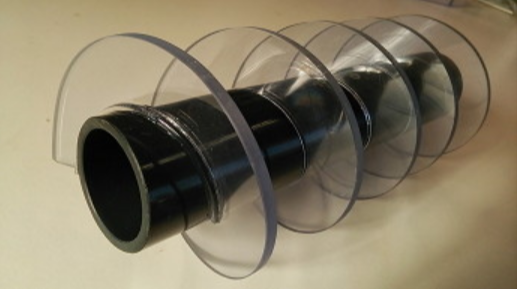 プラスチック加工品『螺旋型プラスチック』