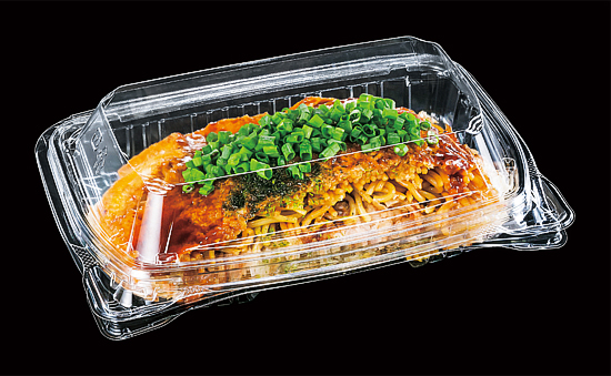 ワンプッシュオープン機能　プラスチック食品容器(KLY)