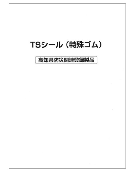 TSシール(特殊ゴム)のことがよくわかる資料