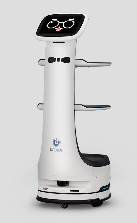 スリム型『配膳・運搬ロボット-T8-』