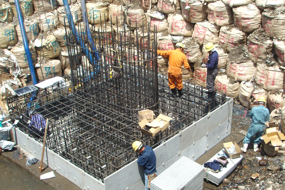 残存型枠工法　施工事例「橋梁」