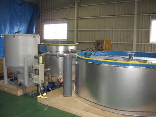 閉鎖式高密度陸上養殖システム 「リプルカルチャー」