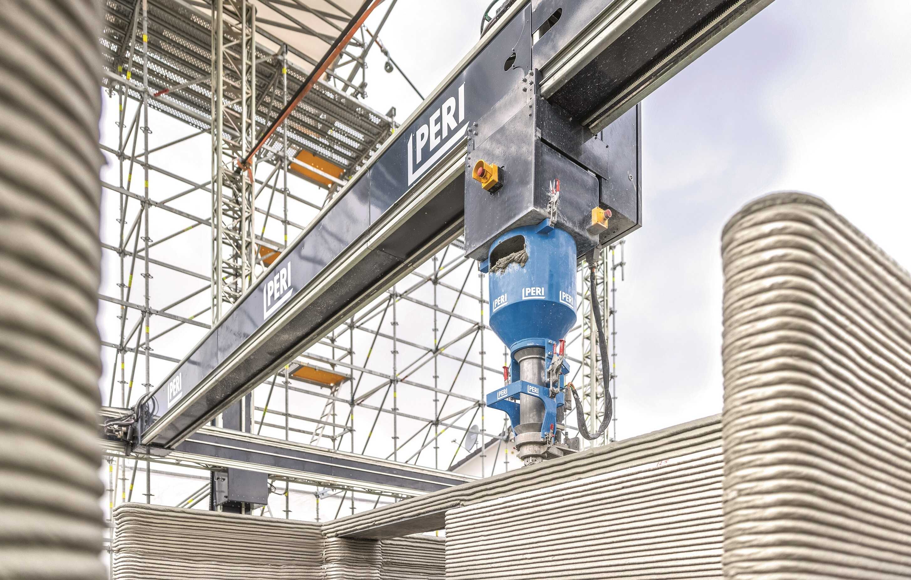 建設用コンクリート3Dプリンター『PERI 3DCP』