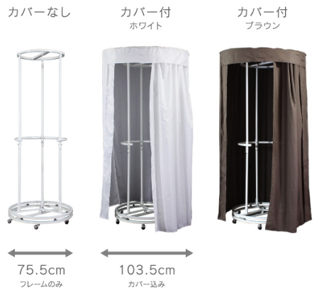 オフィス・施設向け】頑丈回転ハンガーラック 川口工器 | イプロス