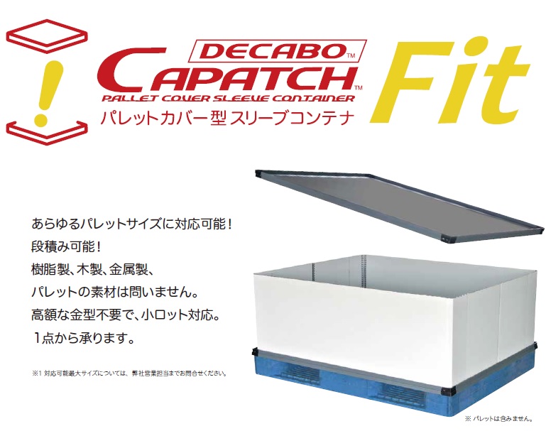 プラスチック製 コンテナ リターナブルBOX『カパッチフィット