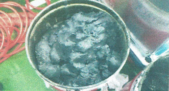 超硬ロータリー研削スラッジ回収実機テスト