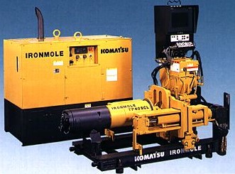 小口径管推進機『アイアンモール　TP40SC-2L』