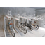 Bicycle parking rack, 2-tiered, BC-W-1G (ground-mounted)