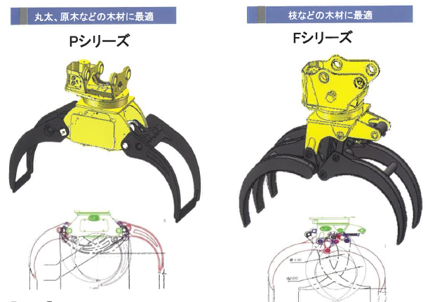 林業グラップル
