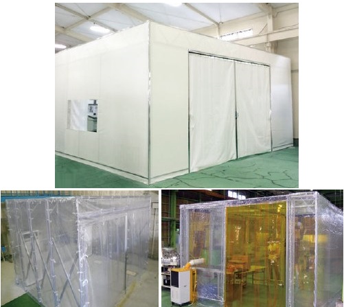 『クリーンブース』【屋内の一部を間仕切る作業ブース】