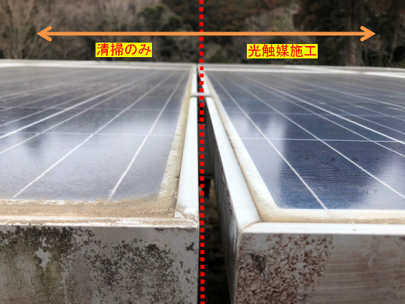 【事例】太陽光パネル施工効果検証（清掃コスト削減のご提案）