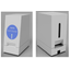 Automatic Sterilizing Card Cleaner for Virus Prevention During the Exchange of Membership Cards, etc.