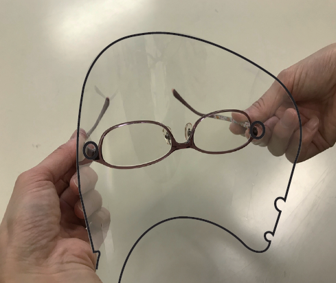 簡易フェイスシールド