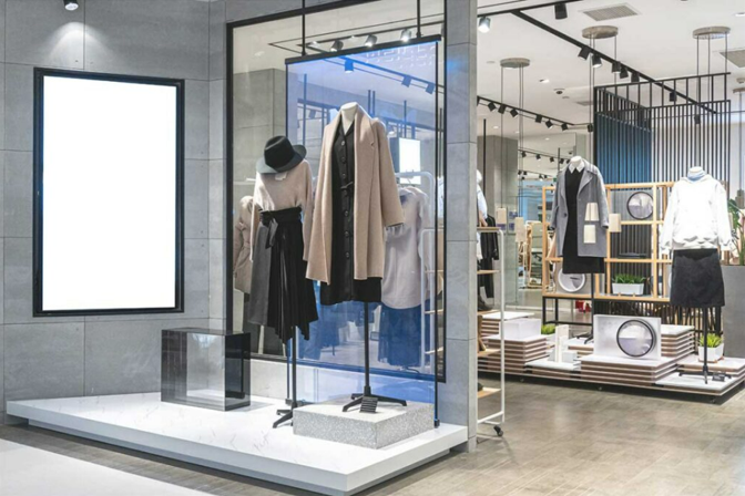 デジタルサイネージ活用例「アパレル」