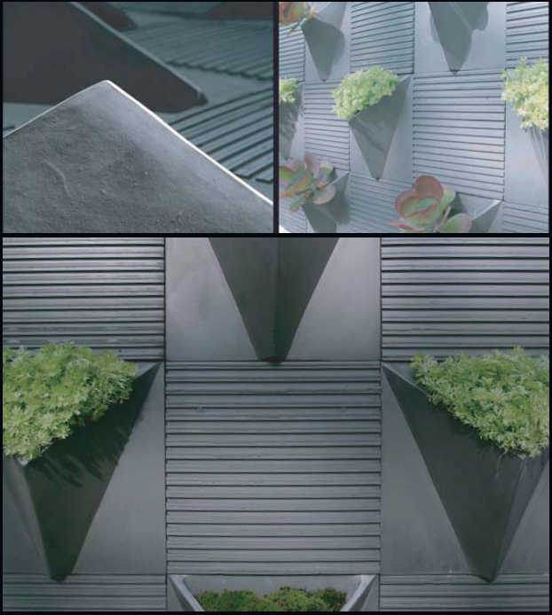 淡路瓦壁面緑化資材