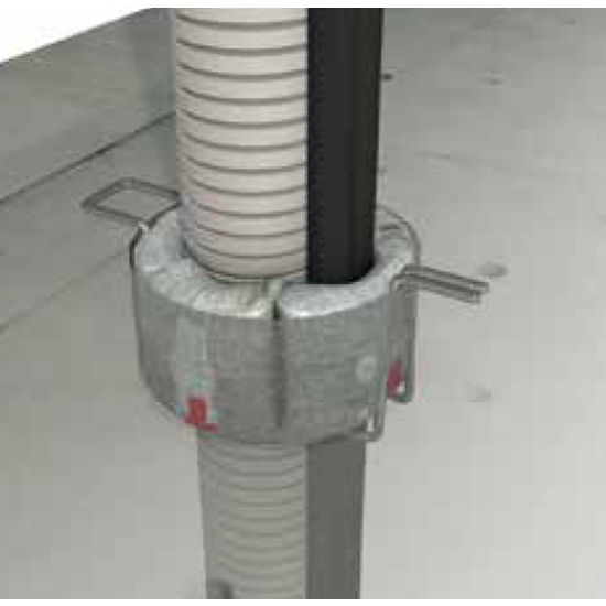 ケーブル区画貫通措置部材フィブロック｜丸穴貫通（床用） 積水