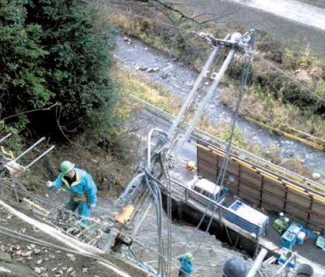 【特許工法】無足場アンカー工法