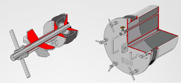 検査治具『船舶用船底プラグ』