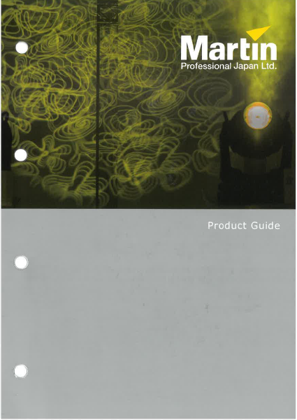 演出照明機器　総合カタログ