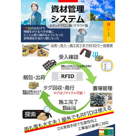 建設・工事をRFIDで一括管理！資材受入管理システム