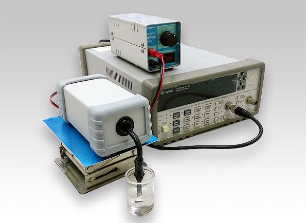 QCMセンサーシステム「液相用QCMお試しキット」