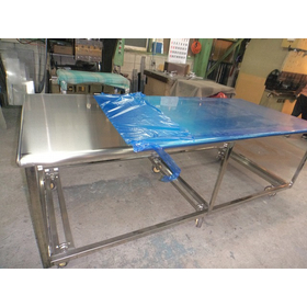 Stainless steel large workbench