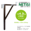 Vertical inclined plane scaffold bracket "Alwalk" *Rust-resistant and ultra-lightweight