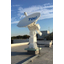 Satellite antenna tracking rotation device