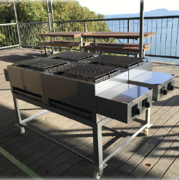 ガス焚き 溶岩焼グリル