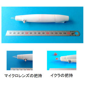 精密機械の組立や電子部品の実装に！　電池内蔵把持型電動グリッパー