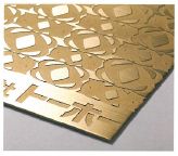 装飾プレートとして幅広い使用が可能　イオンプレーティング