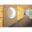 Laminated glass with a backing board