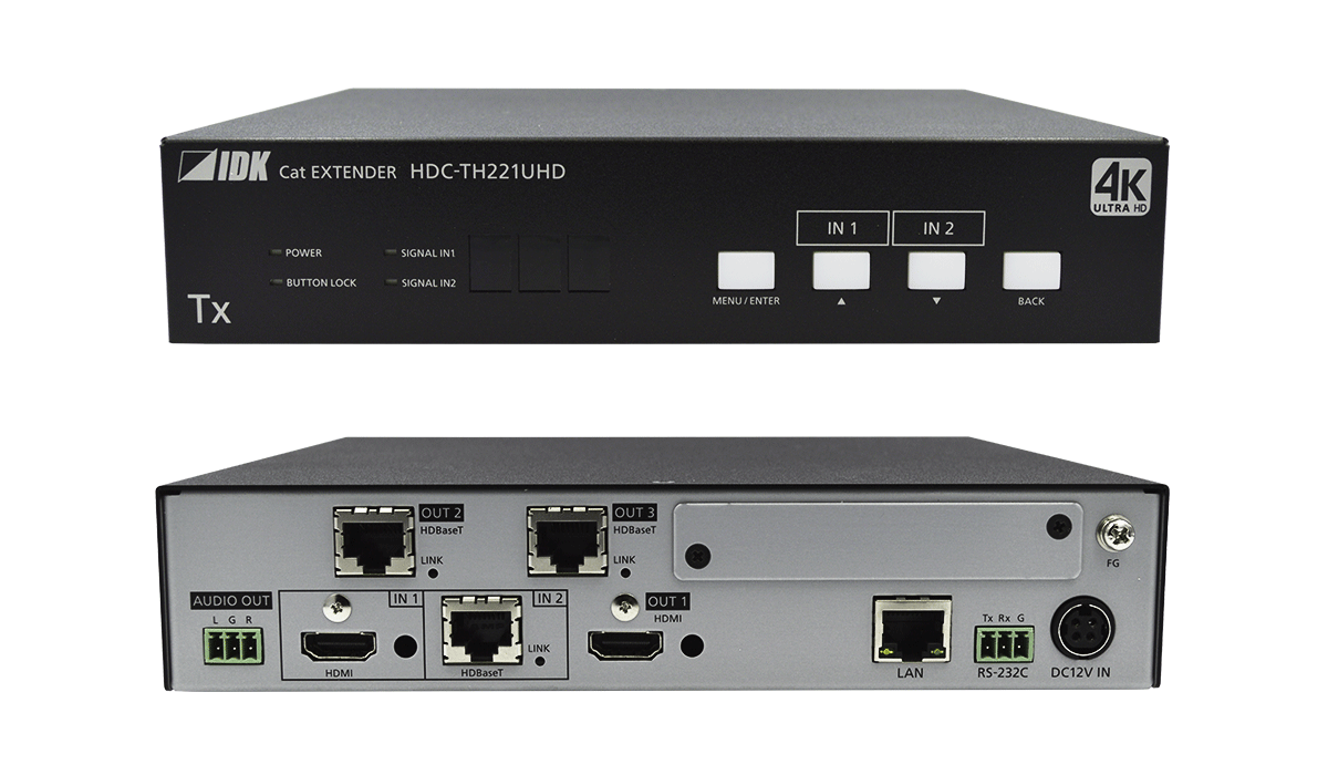 4K@60対応 HDBaseT送信器『HDC-TH221UHD』 | カナデン - Powered by