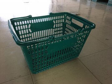 【100個～購入可能！】買い物カゴ（414×299×243）