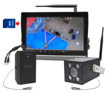 ワイヤレスZOOM30X カメラ＋10インチ録画付きモニター