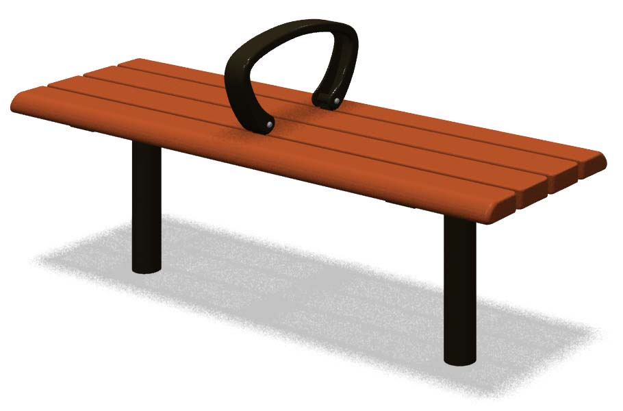 ベンチ＋肘掛け『PG10-BE009』 タカオ | イプロス