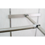 Shelf support hardware [pipe base] <aluminum>
