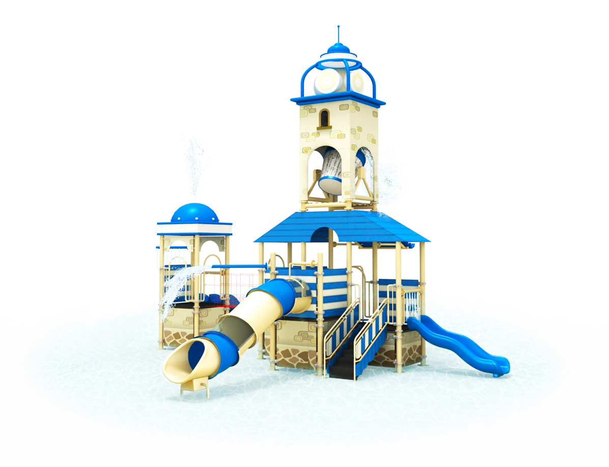 ウォーターパーク遊具【通年型】　Santorini