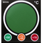 Reversible liquid crystal temperature label TF50-70