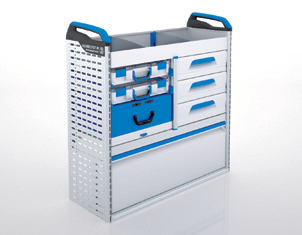 車載用整理棚『Sortimo(ソルティモ) BLOCK-D』