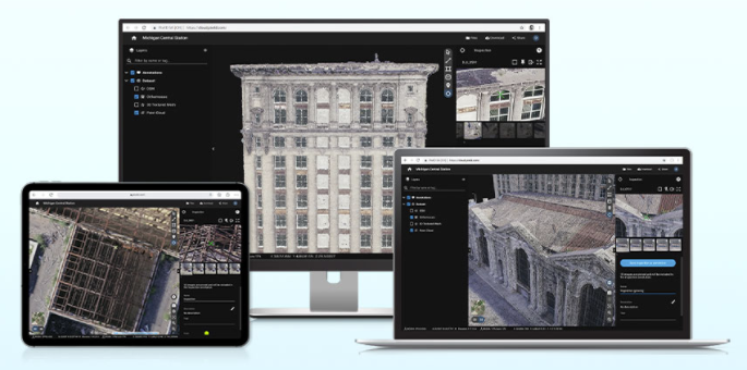 オンラインプラットフォーム『Pix4Dcloud』
