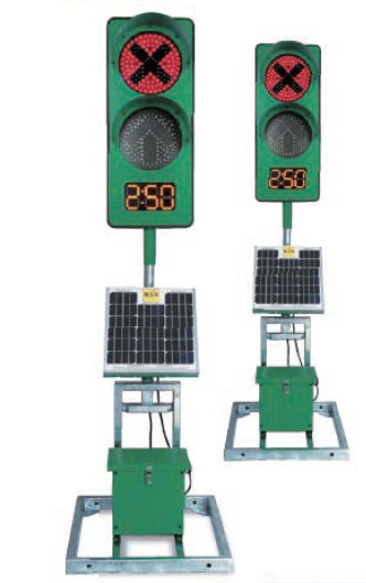 LEDソーラー信号機