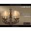 5-light chandelier / Stylish antique design
