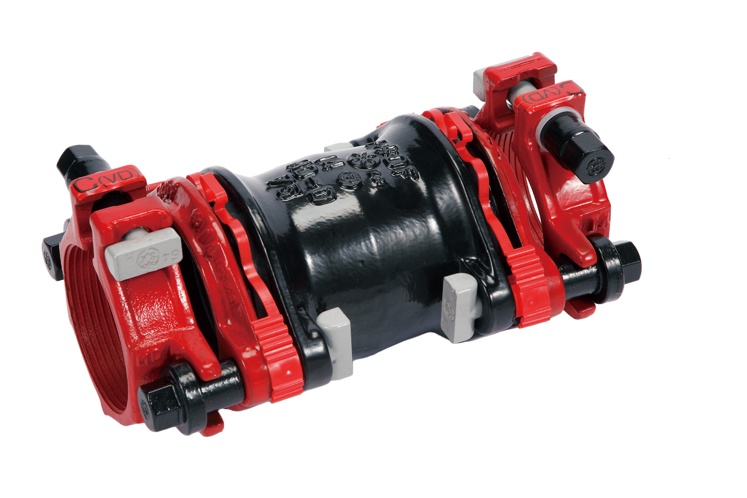 内外面被覆鋼管×鋳鉄管　異種管継手　スッポンＭＤジョイント