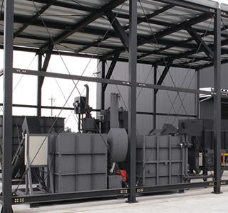 バッチ式　炭化装置【ZEBIO-Bシリーズ】