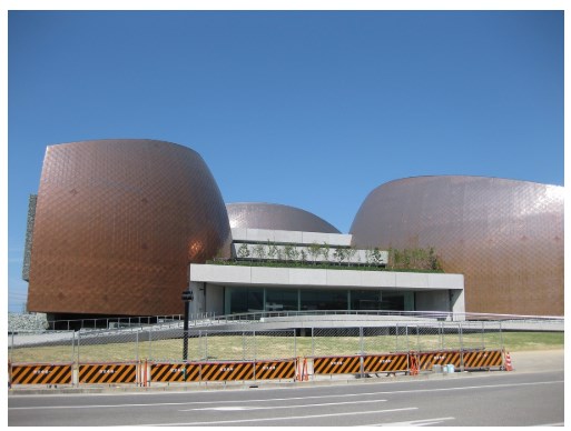 新居浜市総合文化施設での施工事例【板金技術】