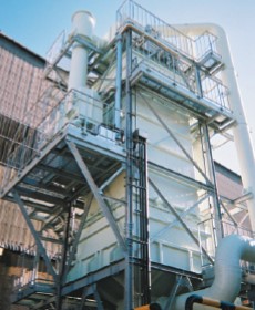 湿式電気集塵機　高性能・省エネ型　