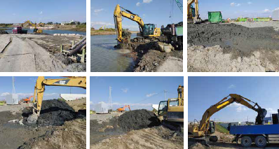 【河川改修工事・港湾浚渫工事】高含水泥土改良剤『MTシリーズ』