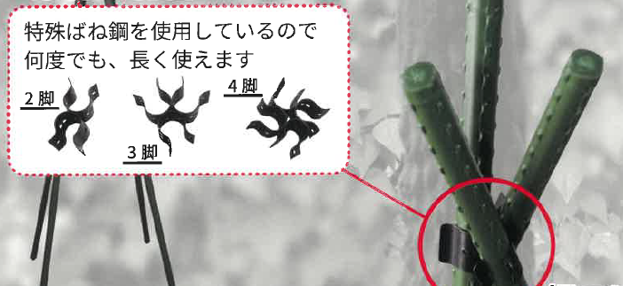 支柱クリップ＜3・4脚用＞
