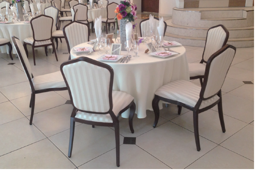 アルミ製スタッキングチェア